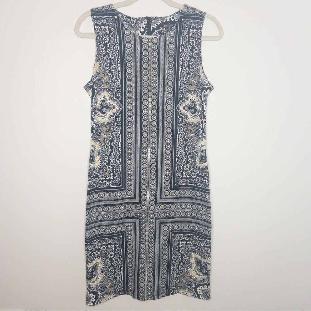 J. McLaughlin Patterned Sleeveless Shift Dress